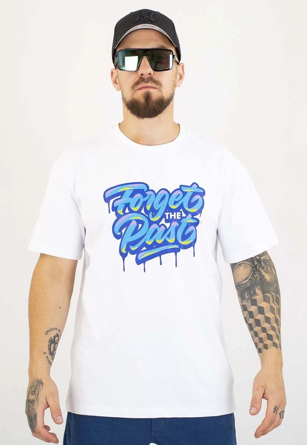 T-shirt Motive Forget Front biały