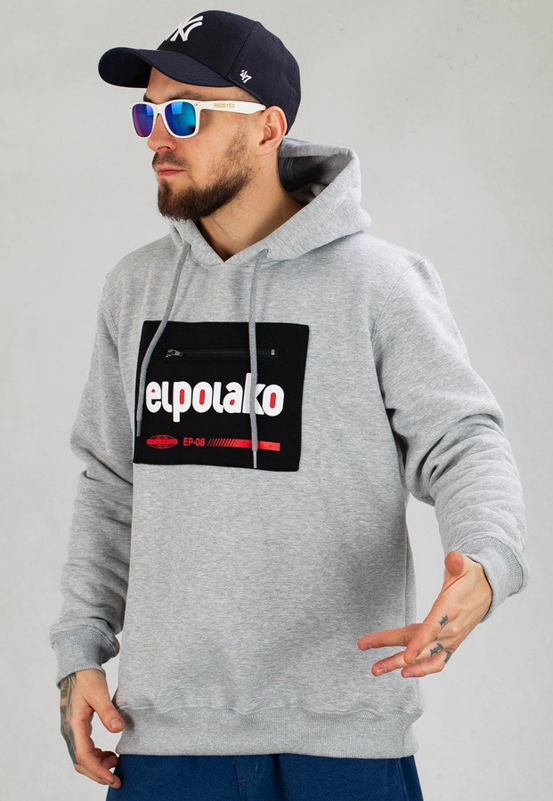 Bluza El Polako Pocket szara