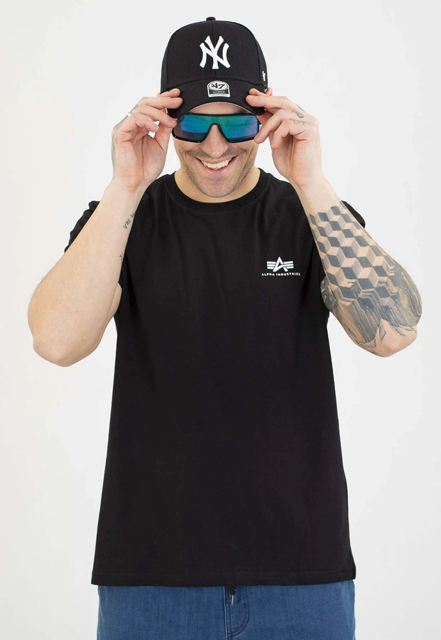 T-shirt Alpha Industries Back Print 128507 czarny