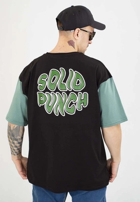 T-shirt Patriotic Baggy Solid Punch czarny