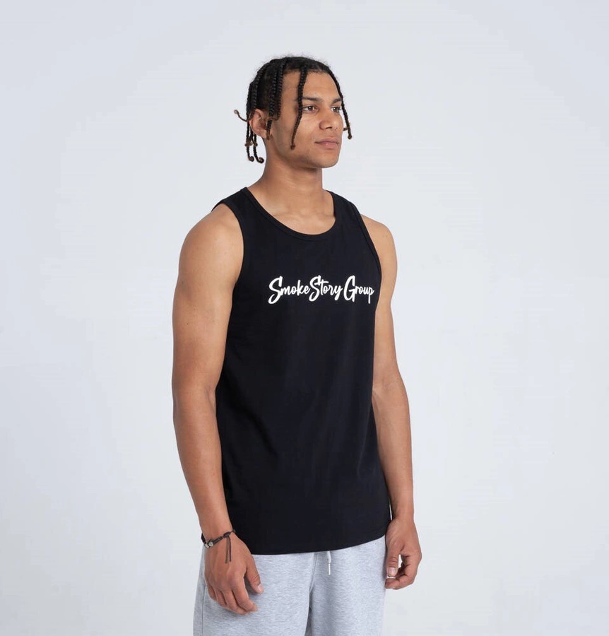 Smoke Story WRITTEN Tank Top Czarny