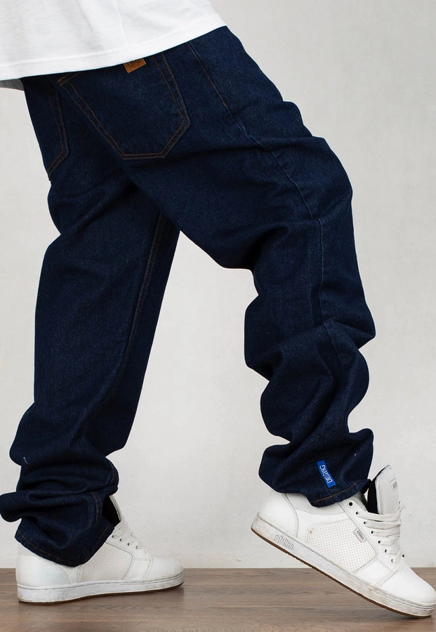 Spodnie Diil Regular Jeans Skórka Laur dark