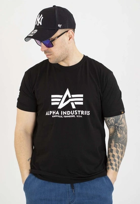 T-shirt Alpha Industries Basic T 2Pack 106524 czarny biały