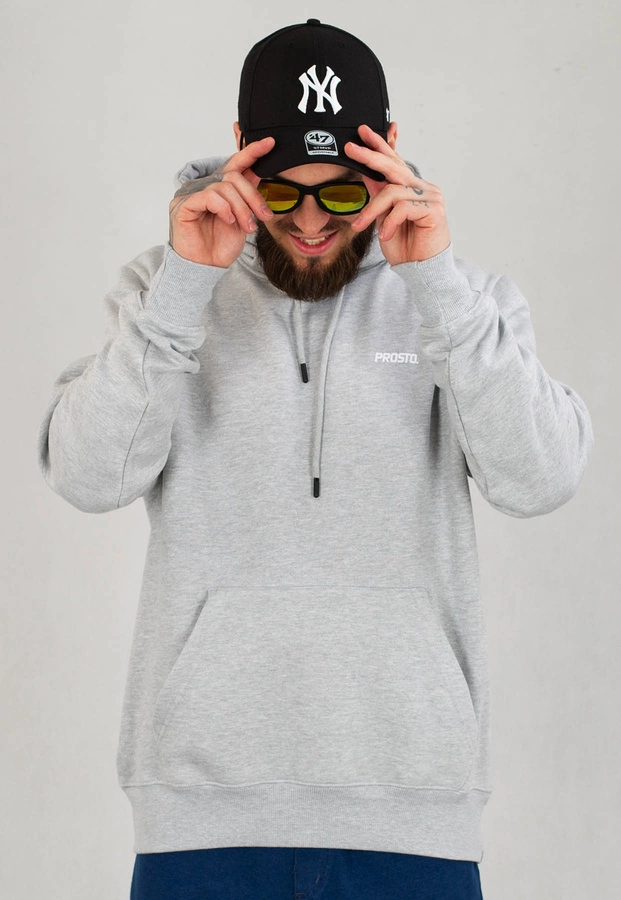 Bluza Prosto Hoodie Bassik szara