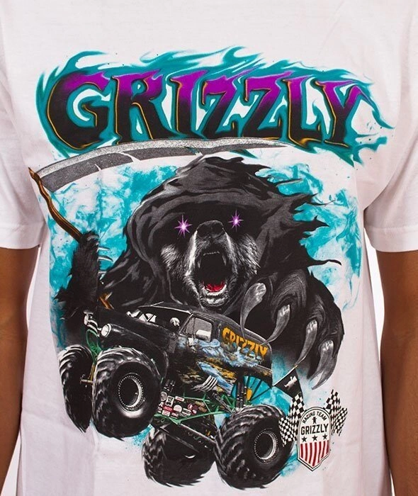 Grizzly-Cavedigger T-Shirt White