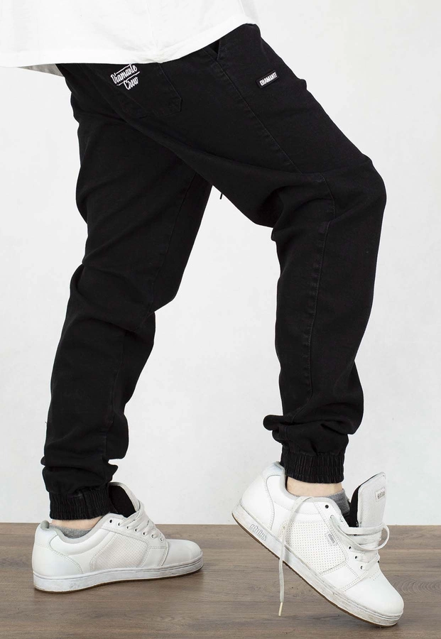 Spodnie Diamante Wear Jogger Crew  Unisex czarny jeans