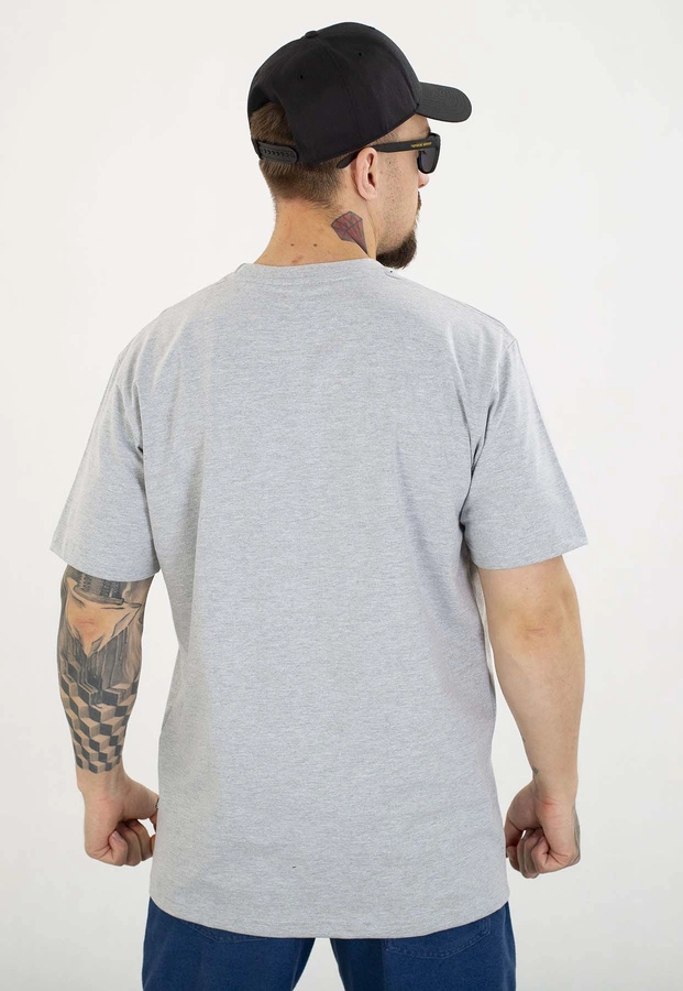 T-shirt Diil Kastet szary