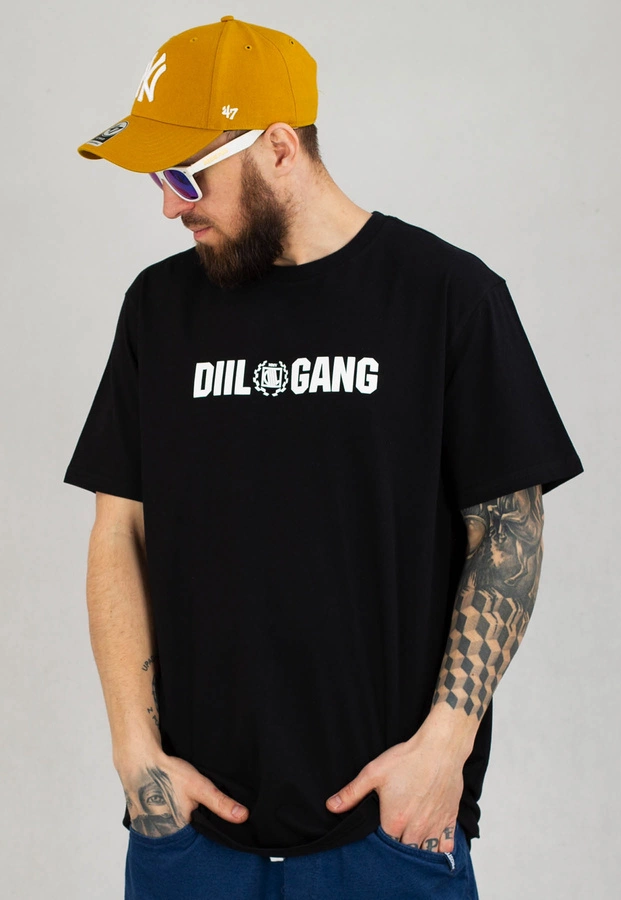 T-shirt Diil Gang czarny