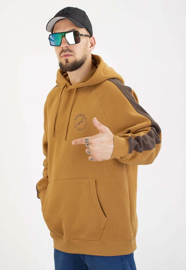 Bluza Pit Bull Z Kapturem San Diego CA honey yellow