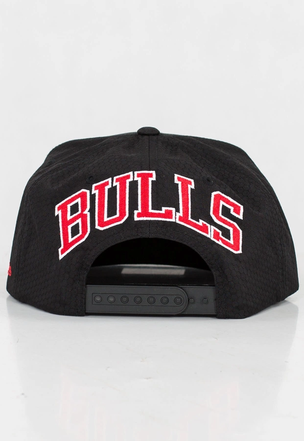 Czapka Snapback Mitchell & Ness NBA Black Riptop Honeycomb Chicago Bulls