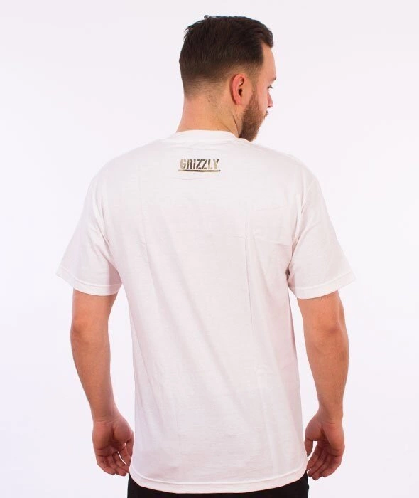 Grizzly-Sycamore Box Logo T-Shirt White