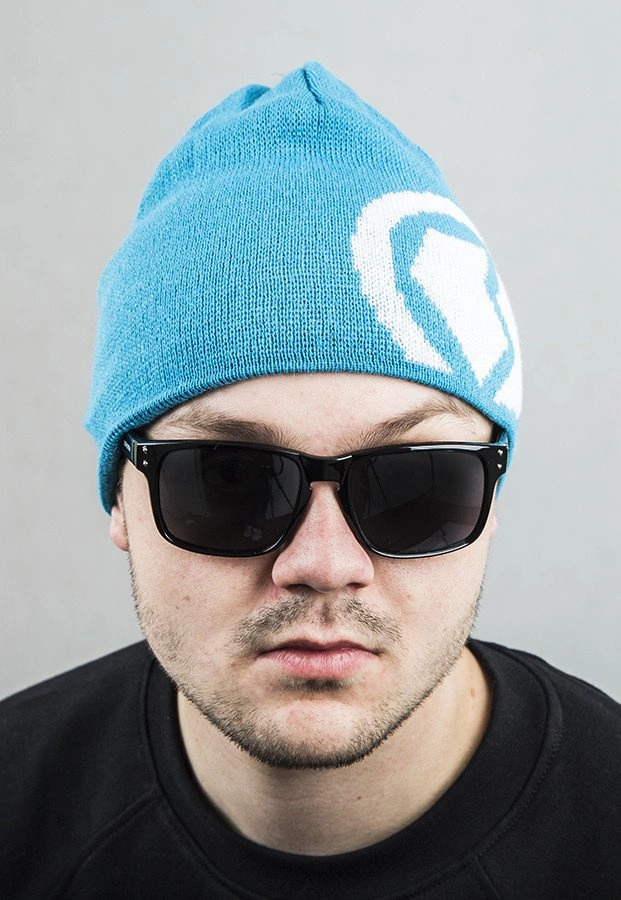 Czapka Zimowa SSG New Logo turkusowa