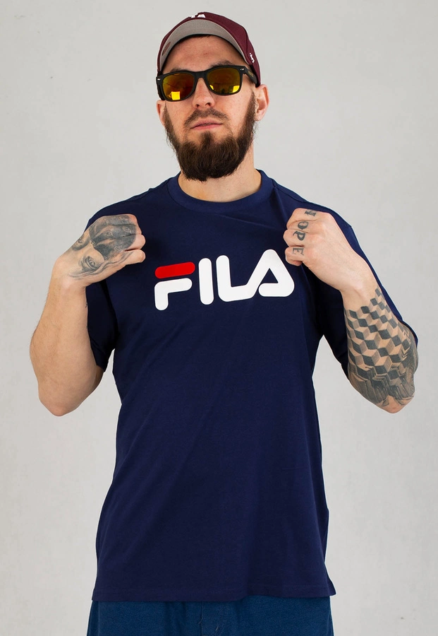 T-shirt Fila Bellano Tee FAU0092 niebieska