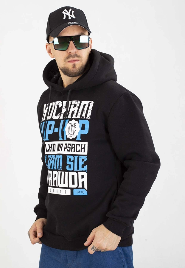 Bluza Chada Z Kapturem Kocham Hip Hop czarna