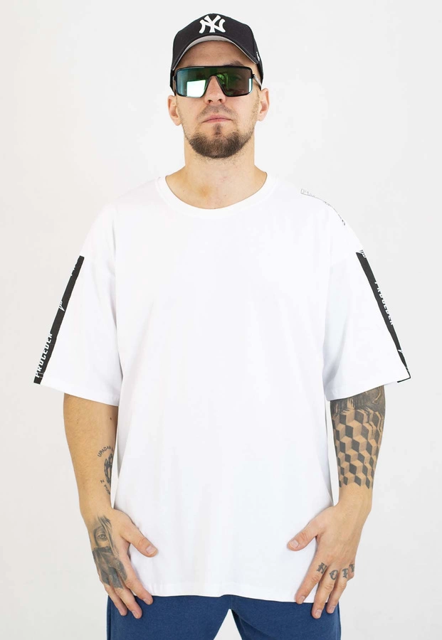 T-shirt Chada Proceder Oversize Tape biały
