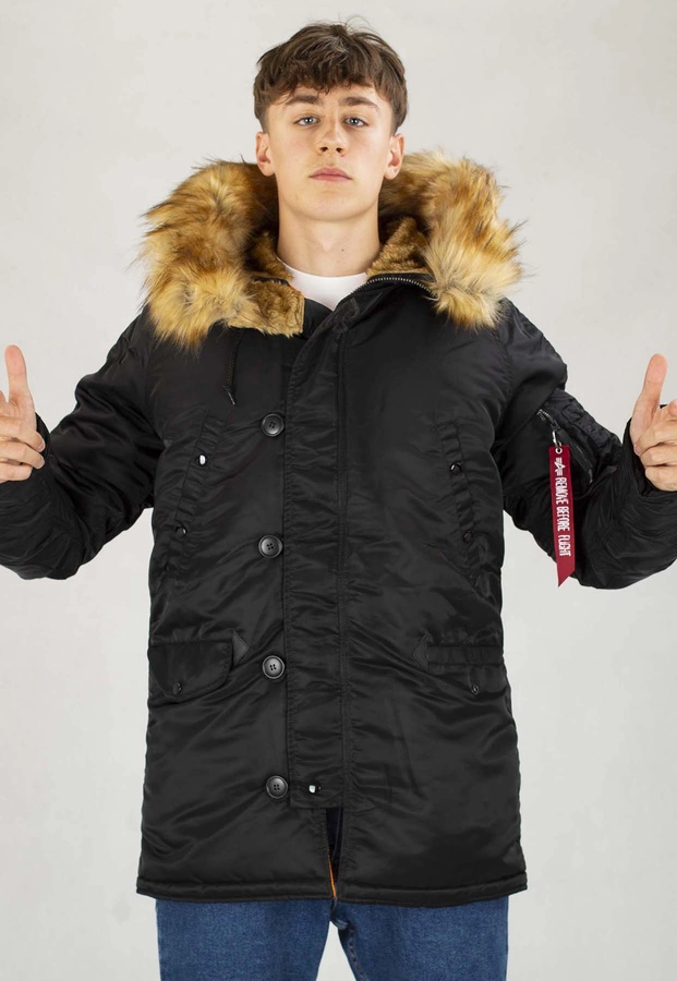 Kurtka Alpha Industries Zimowa N3B VF 59 103141 czarna