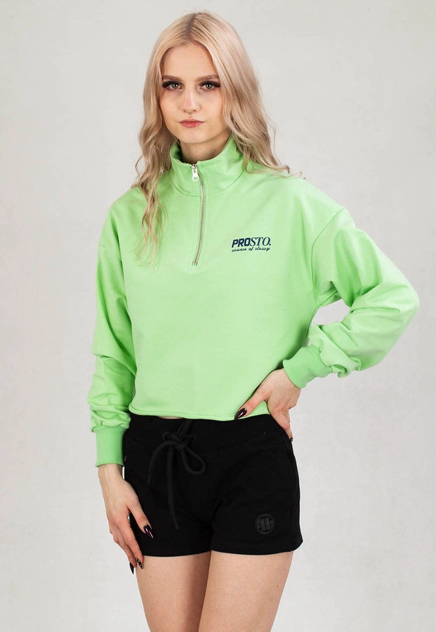 Bluza Prosto ZIP Genuma zielona