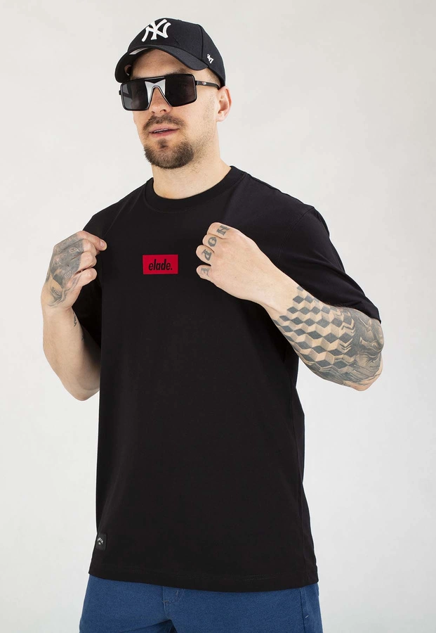 T-shirt Elade Box Logo 3D czarny
