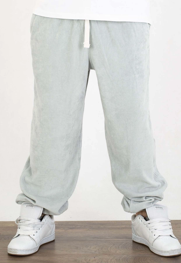 Dresy Jigga Wear Trap Sztruksowe Cord szare