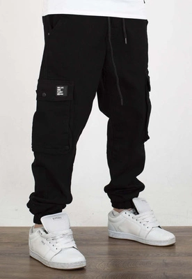 Spodnie I8 Denim BOY55 Joggery Cargo black