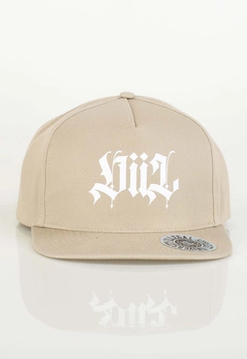 Czapka Snapback Diil Gotic beżowo biała