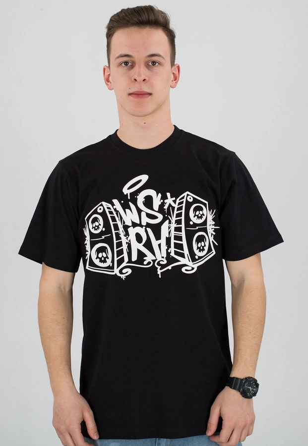T-shirt WSRH Classic Logo czarno biały