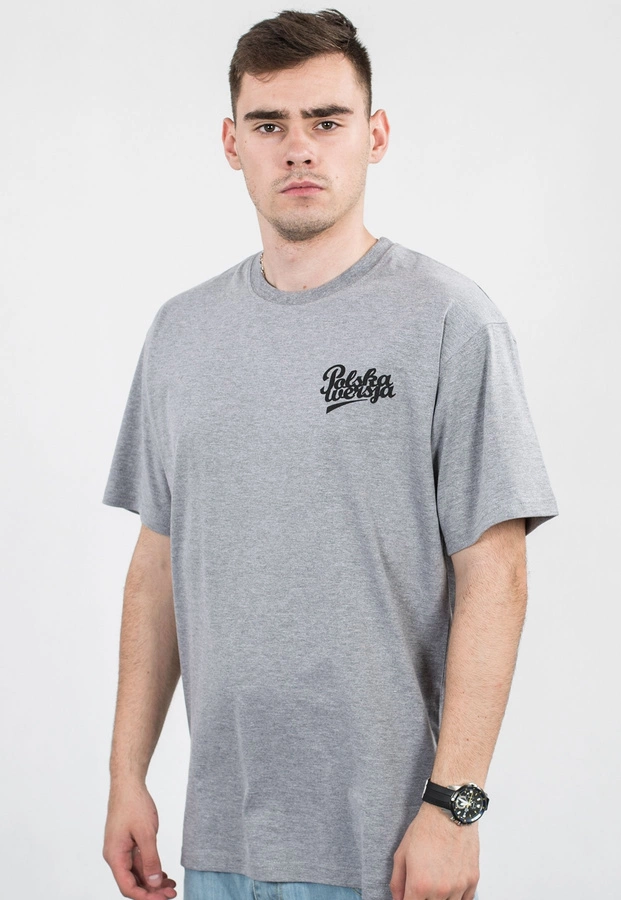 T-shirt Polska Wersja PW Small Logo szary