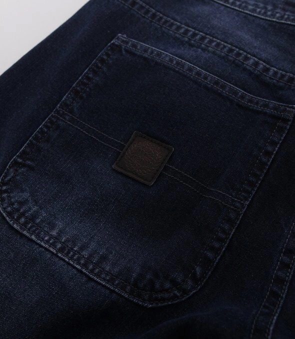 Mass-Base Jogger Jeans Spodnie Dark Blue