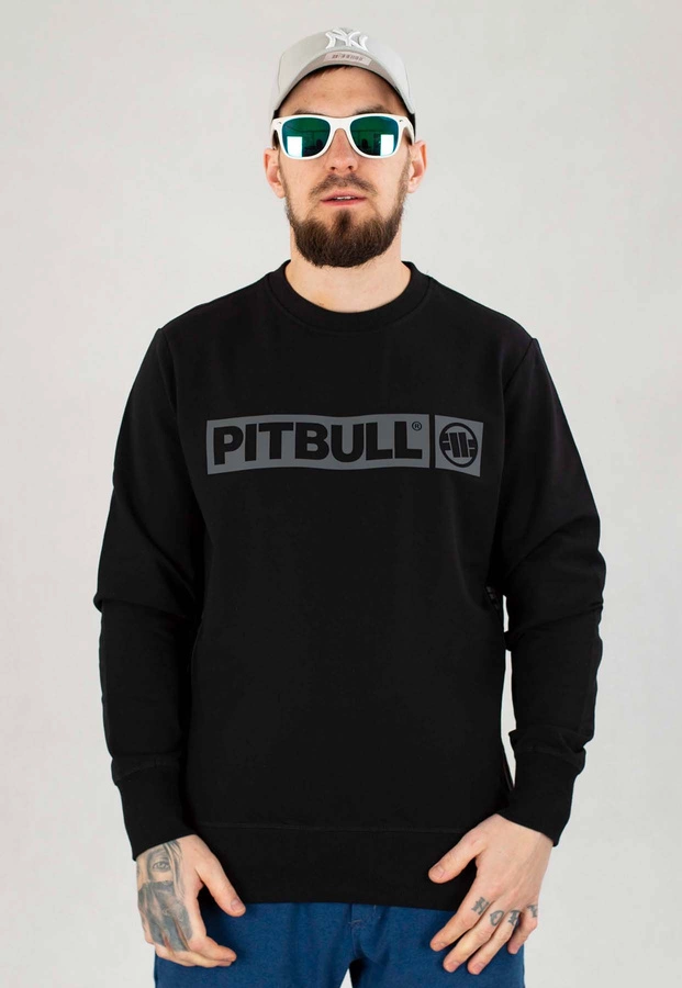 Bluza Pit Bull Bez Kaptura French Terry Albion czarna