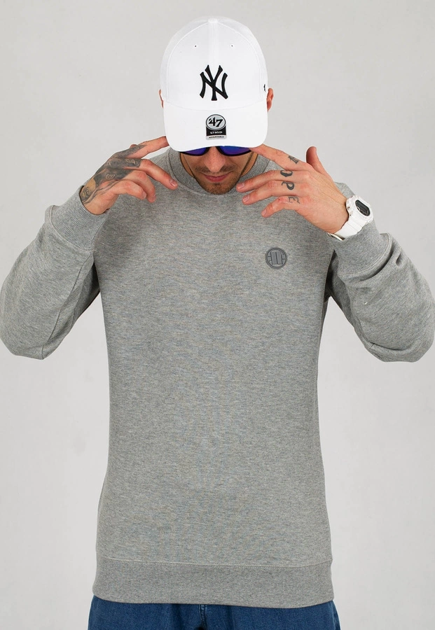 Bluza Pit Bull Premium Pique Small Logo szara