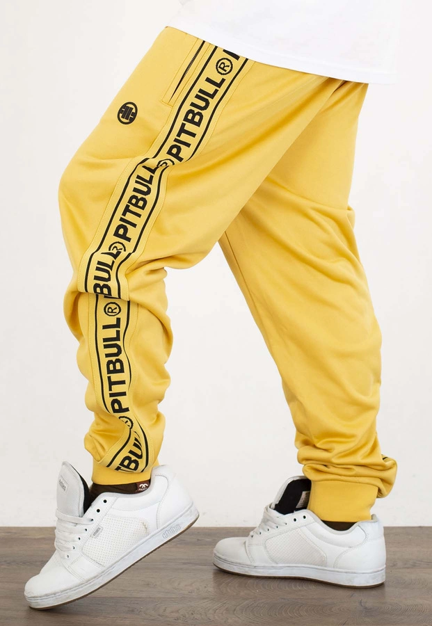 Dresy Pit Bull Oldschool Tape Logo yellow