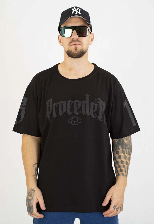T-shirt Chada Proceder Oversize Proceder 1312 czarny