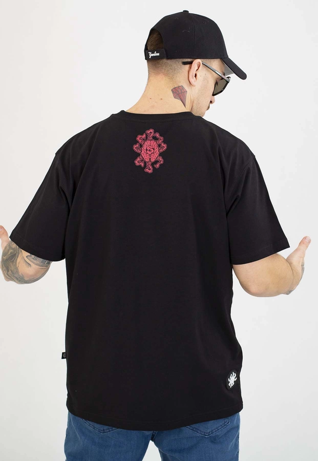 T-shirt Brain Dead Familia Shark czarny