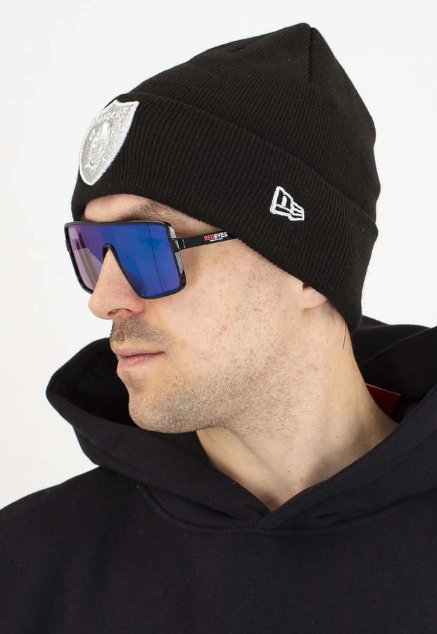 Czapka Zimowa New Era Metallic Raiders 60691265 czarna