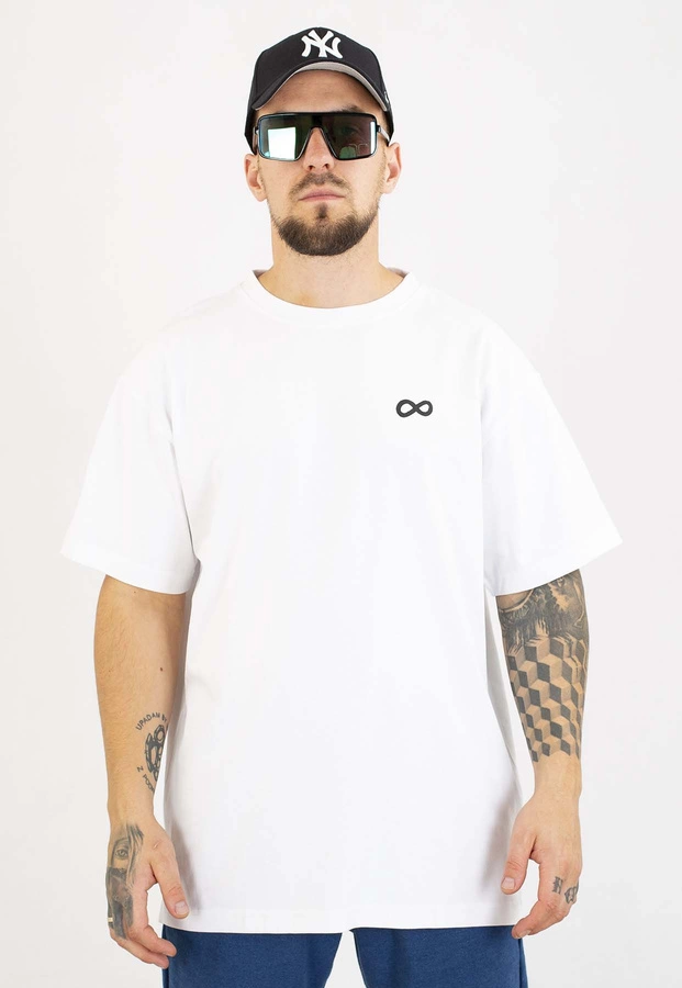 T-shirt Prosto Oversize Infinity D biały
