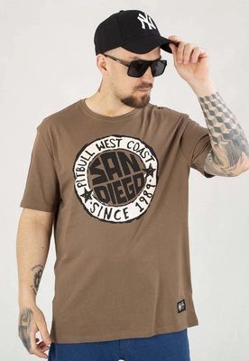 T-shirt Pit Bull San Diego Sun 170 dark brown
