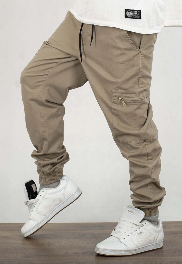 Spodnie Diamante Wear Jogger Unisex Crew Cargo beżowe