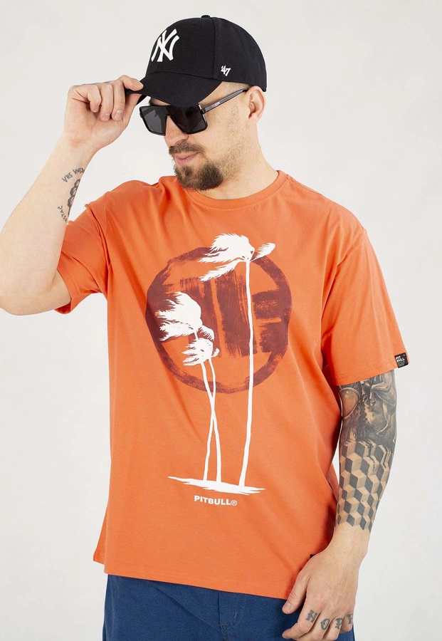 T-shirt Pit Bull Palms 170 bright salmon