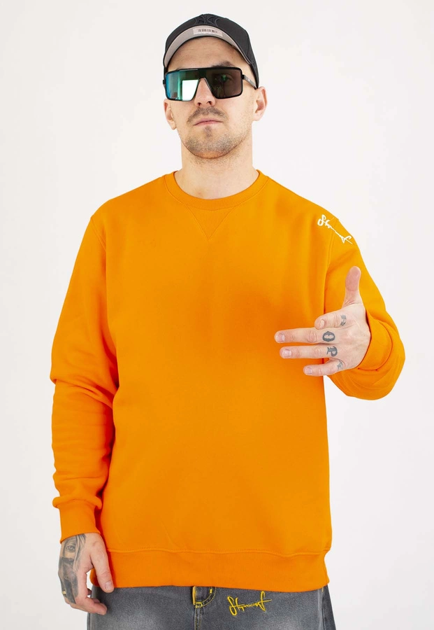 Bluza Stoprocent Bez Kaptura Haftbark Guma pomarańczowa