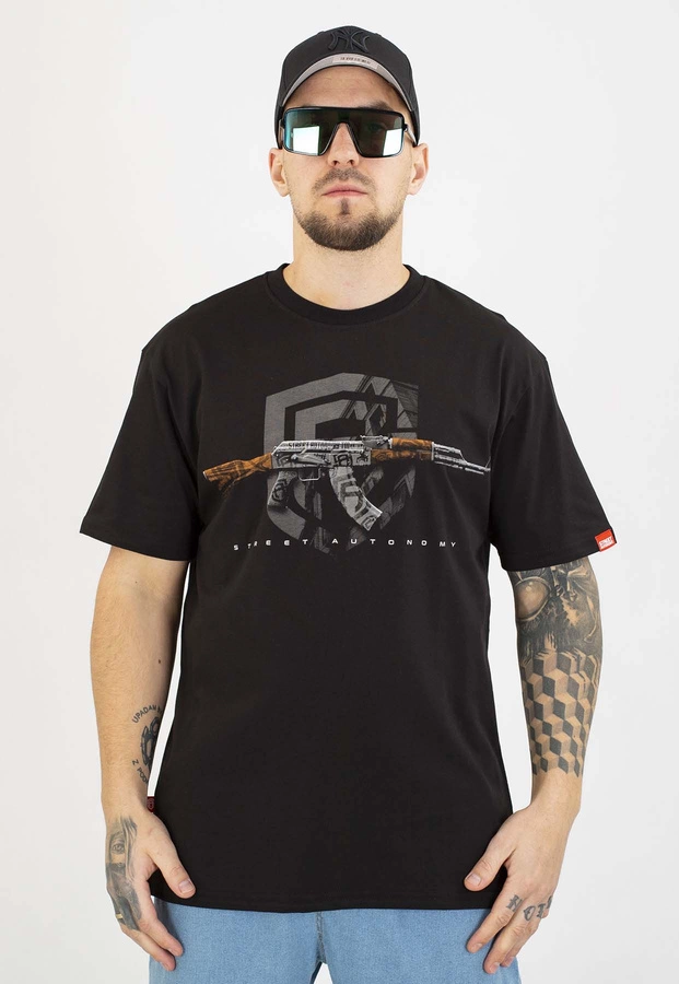 T-shirt Street Autonomy AK czarny