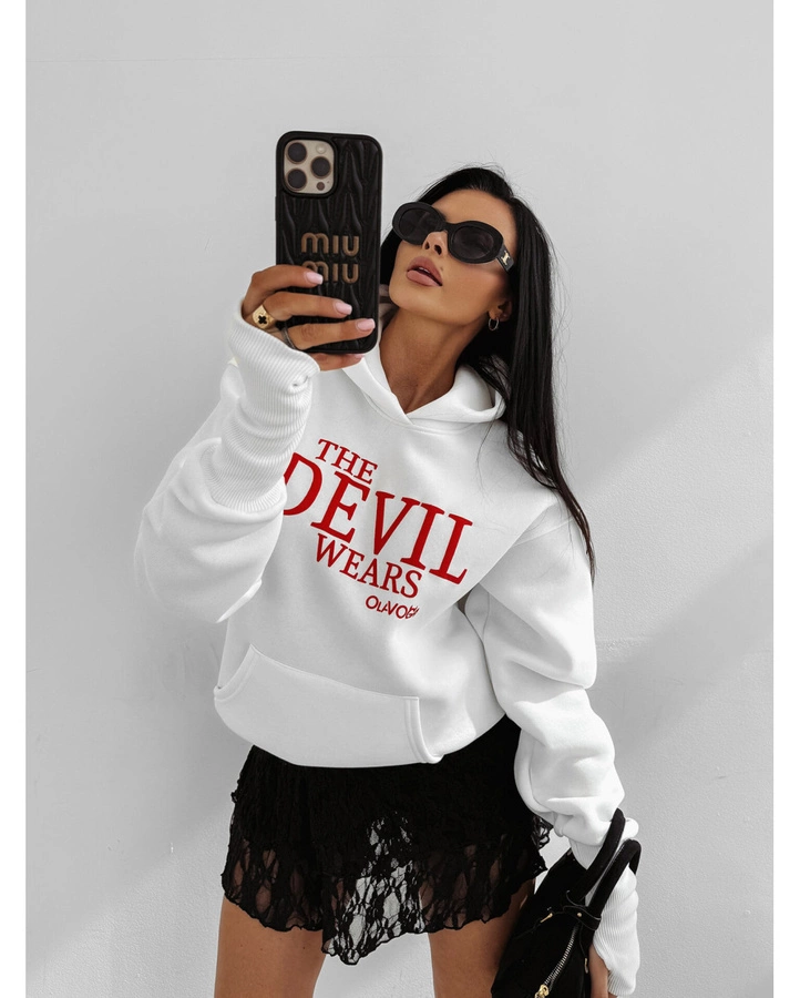 Bluza Olavoga Z Kapturem Sassy Muse ecru