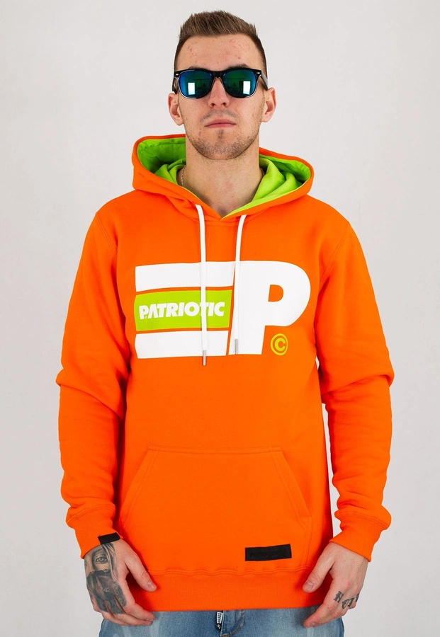 Bluza Patriotic Big Flag pomarańczowa