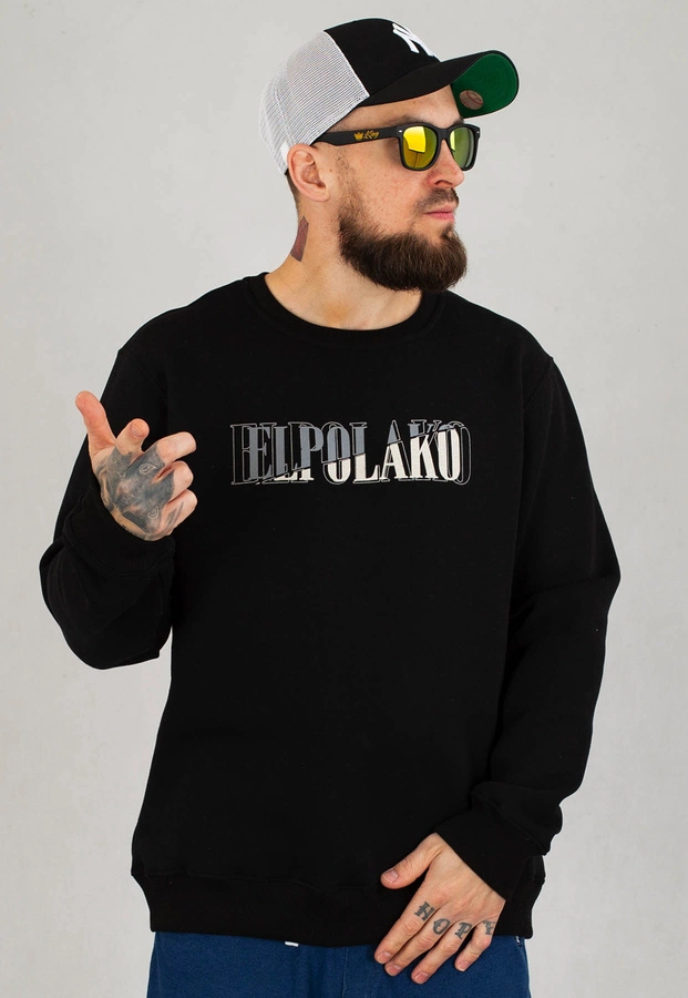 Bluza El Polako Crewneck Double Layer czarna