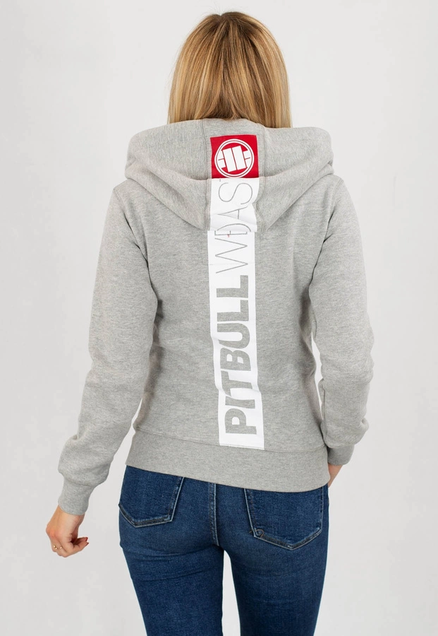 Bluza Pit Bull Zip Hilltop szara