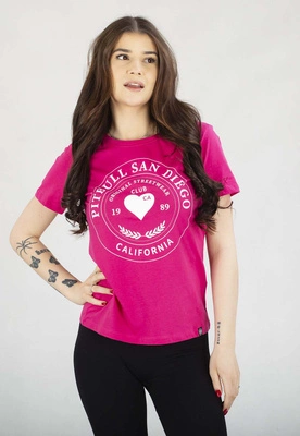 T-Shirt Pit Bull Heartie różowy