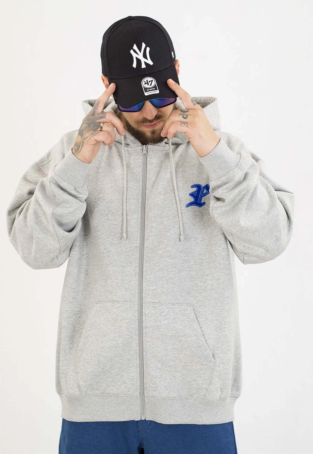 Bluza Prosto Z kapturem ZIP Ghotic P szara