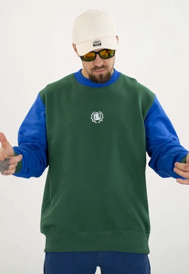 Bluza Diil Bez Kaptura Small Double zielono chabrowa