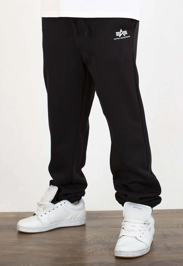 Dresy Alpha Industries Jogger Basic Small Logo II 156370 czarne