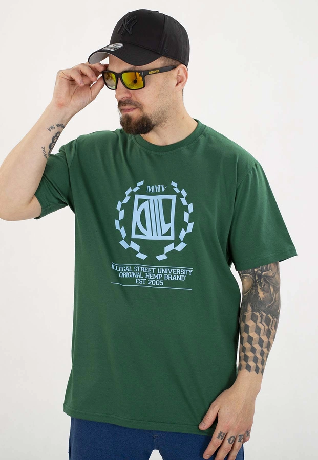 T-shirt Diil Laur zielony