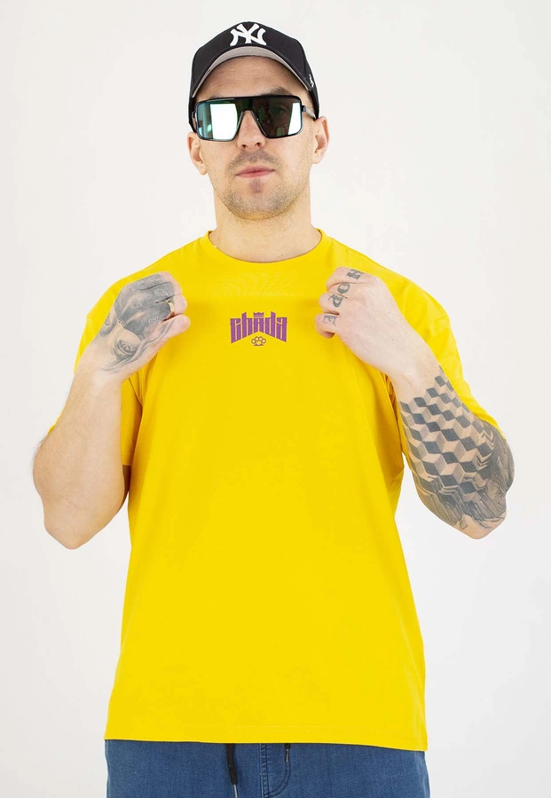 T-shirt Chada Proceder Kastet Mini żółty